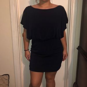 Navy blue cocktail dress